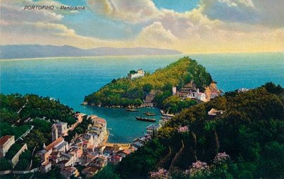 Portofino - Panorama, c1890 autorstwa Unbekannt