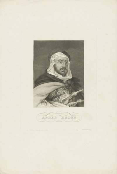 Portret Abdelkadera ibn Muhieddine