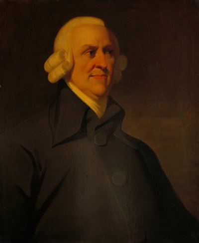 Portret Adama Smitha 1723-1790, 1795 autorstwa Unbekannt