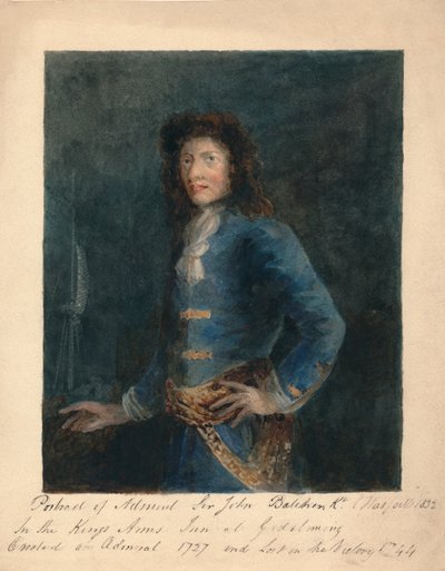 Portret admirała Sir Johna Balchina, 1832. autorstwa Unbekannt