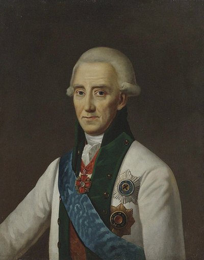 Portret admirała Wasilija Czichagowa 1726-1809 . autorstwa Unbekannt