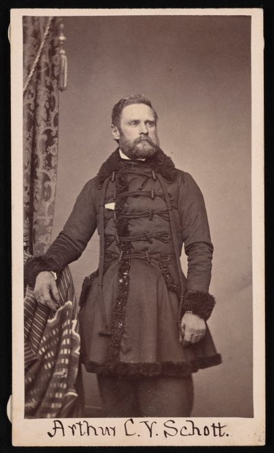 Portret Arthura Carla Victora Schotta 1814-1875, przed 1875 rokiem. autorstwa Unbekannt