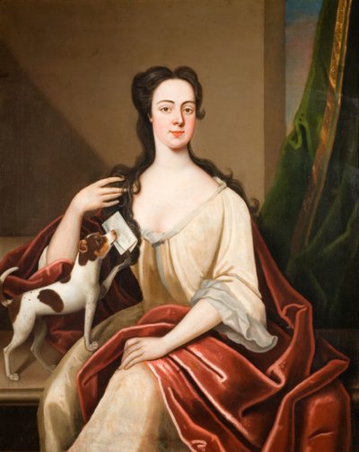 Portret Barbary Lister, 1740-1750. autorstwa Unbekannt