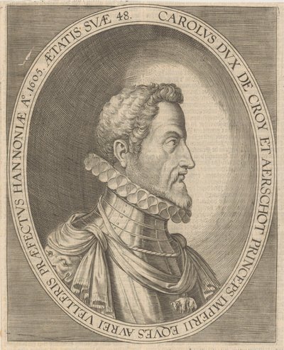 Portret Karola III z Croÿ 1560-1612, 1600s. autorstwa Unbekannt