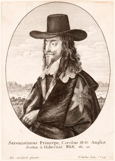 Portret Karola I, wyd. 1649. autorstwa Unbekannt
