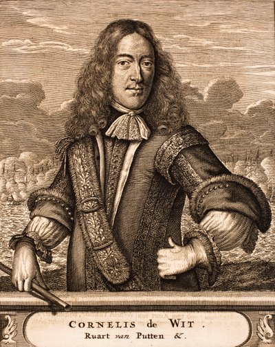 Portret Cornelisa de Witt 1623-1672 Od: Scena wojny, 1675. autorstwa Unbekannt