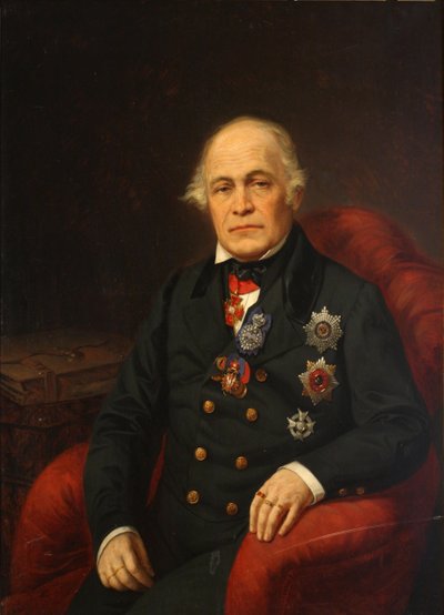 Portret hrabiego Dymitra Nikołajewicza Bludowa 1785-1864, poł. autorstwa Unbekannt