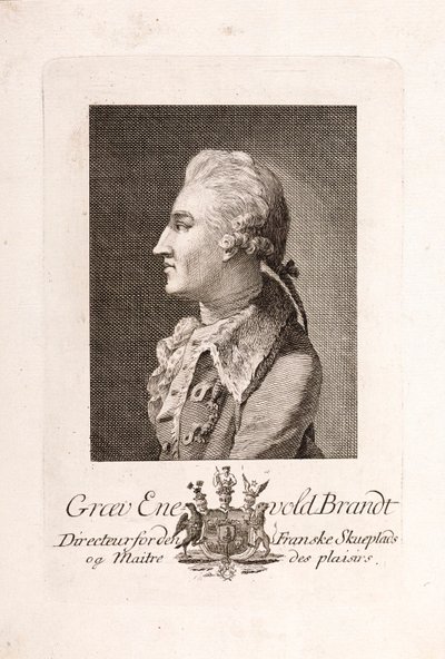 Portret hrabiego Enevolda Brandta 1738-1772. autorstwa Unbekannt