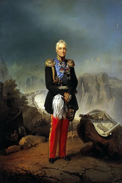 Portret hrabiego Michaiła Woroncowa 1782-1856, II poł. autorstwa Unbekannt