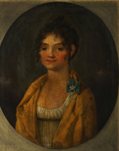 Portret hrabiny Anny Aleksiejewnej Orłowej z Chesmy 1785-1848, ok. 1930 r. 1805-1810 autorstwa Unbekannt