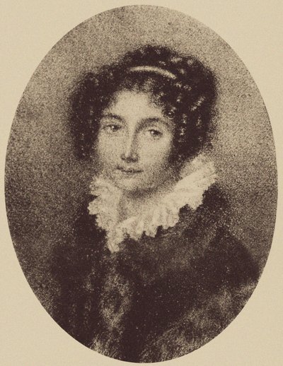 Portret hrabiny Josephine Deym ze Stritetz, ur. 1800. autorstwa Unbekannt
