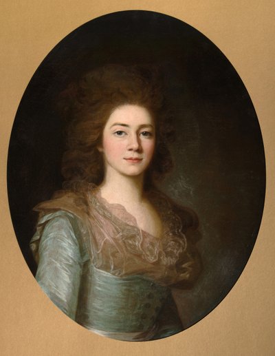 Portret hrabiny Warwary Iwanowny Golicyny -1804, z domu Shipova, lata 90. XVIII w. autorstwa Unbekannt