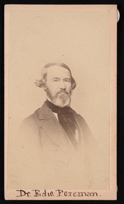 Portret dr Edwarda R. Foremana 1808-1885, przed 1876 r. autorstwa Unbekannt