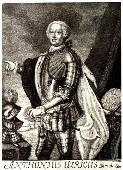 Portret księcia Antoniego Ulryka z Brunszwiku 1714-1774 autorstwa Unbekannt