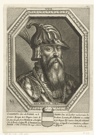 Portret księcia Godfreya I Leuven autorstwa Unbekannt