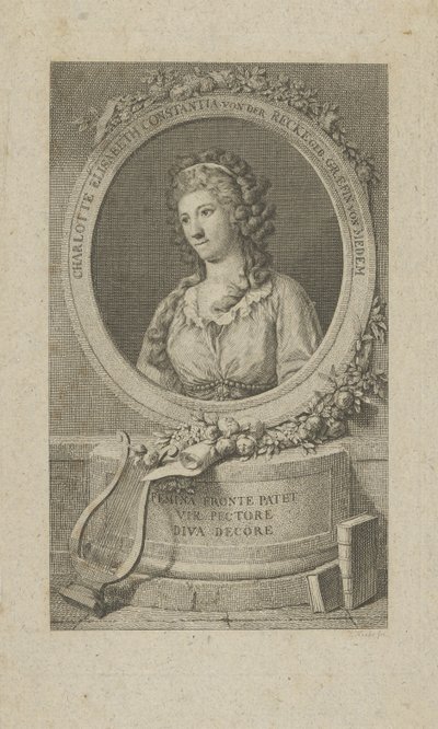 Portret Elisy von der Recke 1754-1833, 1792. autorstwa Unbekannt