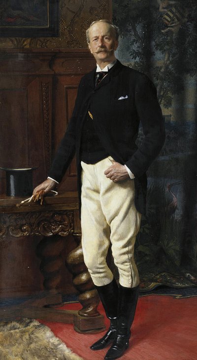 Portret Ernsta I, księcia Sachsen-Altenburg 1826-1908, 1893 autorstwa Unbekannt