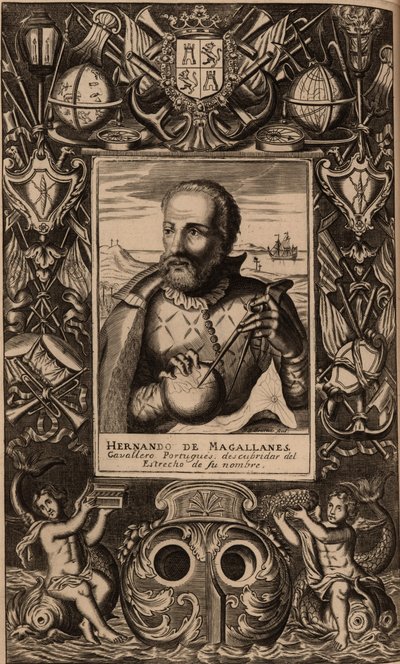 Portret Ferdynanda Magellana 1470-1521, 1624. autorstwa Unbekannt