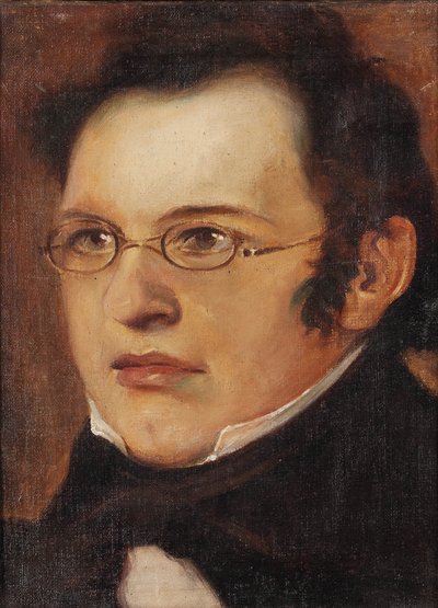 Portret Franza Schuberta 1797-1828, I ćw. XIX w. autorstwa Unbekannt