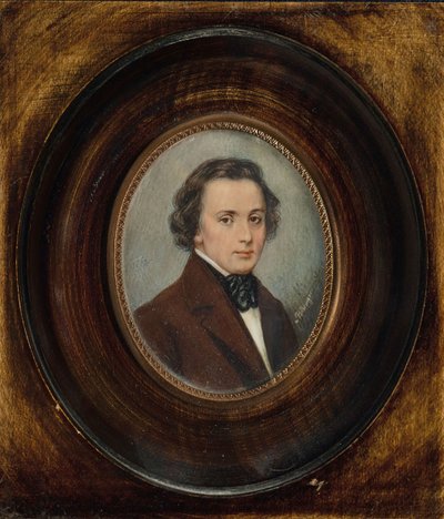 Portret Fryderyka Chopina 1810-1849. autorstwa Unbekannt