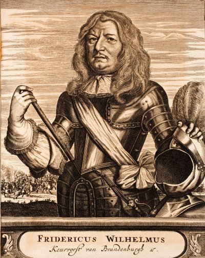 Portret Fryderyka Wilhelma 1620-1688, elektora brandenburskiego, księcia pruskiego, 1675. autorstwa Unbekannt