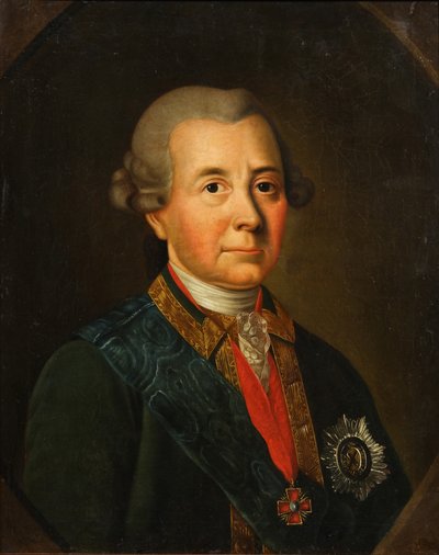 Portret Fiodora Iwanowicza Wadkowskiego 1712-1783 autorstwa Unbekannt