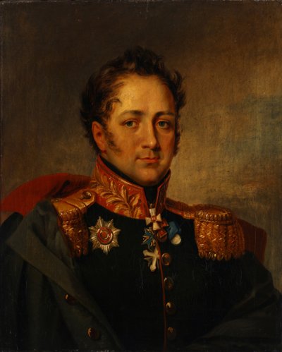 Portret generała Aleksandra Aleksandrowicza Pisariewa 1780-1848, I ćw. XIX w. autorstwa Unbekannt
