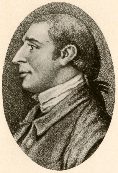 Portret Gouverneur Morris, z gładkimi włosami i warkoczem, c1780, 1937. autorstwa Unbekannt