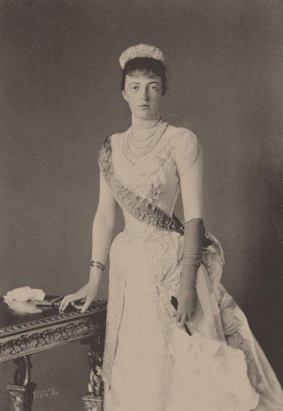 Portret wielkiej księżnej Anastazji Michajłownej Rosji 1860-1922, 1889. autorstwa Unbekannt