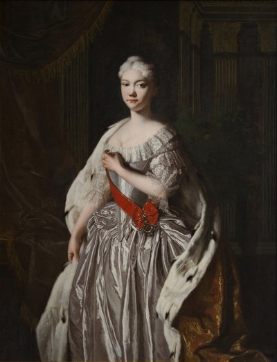 Portret wielkiej księżnej Natalii Aleksiejewny z Rosji 17141728, koniec lat 20. XVIII w autorstwa Unbekannt
