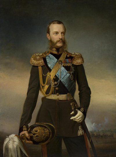 Portret wielkiego księcia Michała Nikołajewicza Rosji 1832-1909, początek lat 60. autorstwa Unbekannt