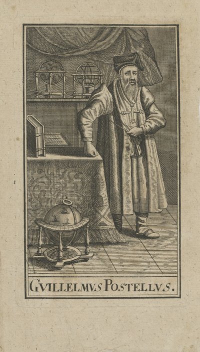 Portret Guillaume Postel 1510-1581, przed 1740. autorstwa Unbekannt