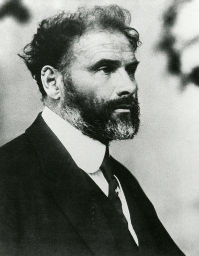 Portret Gustava Klimta, ur. 1916 autorstwa Unbekannt