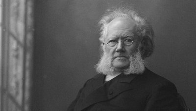 Portret Henrika Ibsena 1828-1906 autorstwa Unbekannt