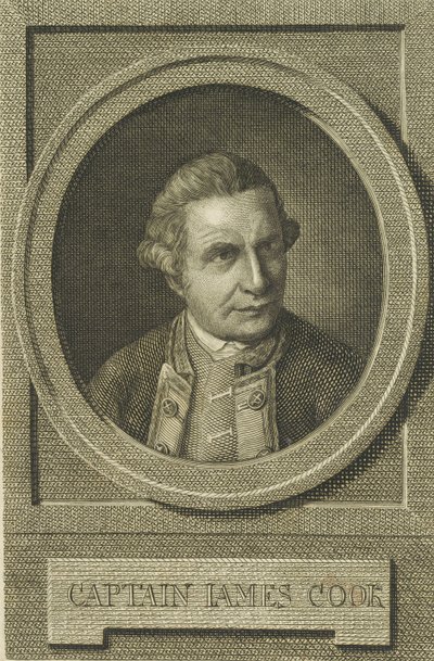 Portret Jamesa Cooka, po 1771 r. autorstwa Unbekannt