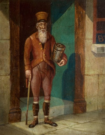 Portret Jamesa Guidneya, znanego jako Jimmy the Rockman, 1782-1866, [bez daty, początek XIX wieku]. autorstwa Unbekannt