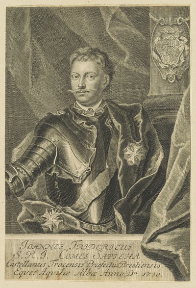 Portret Jana Fryderyka Sapiehy 1680-1751, 1730. autorstwa Unbekannt