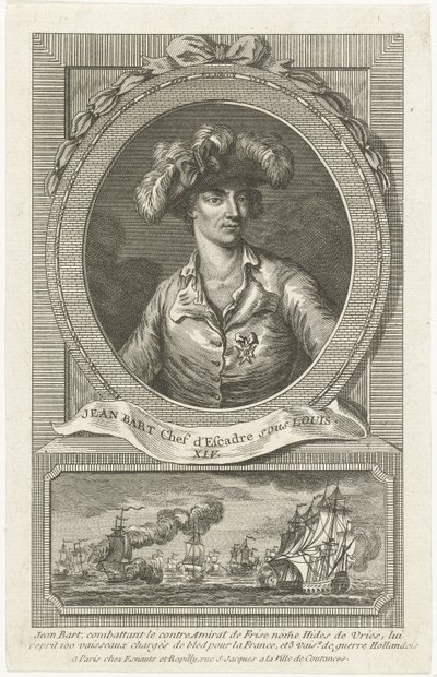 Portret Jeana Barta 1650-1702, 1694. autorstwa Unbekannt