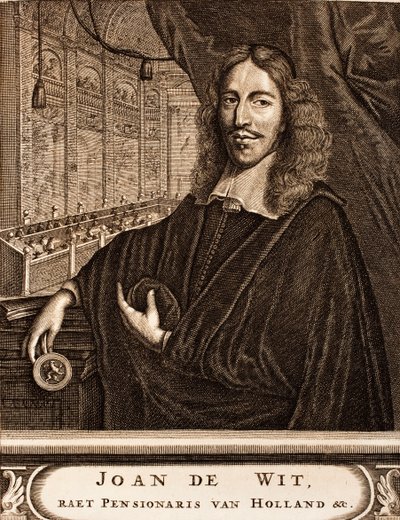 Portret Johana de Witta 1625-1672 Od: Scena wojny, 1675. autorstwa Unbekannt
