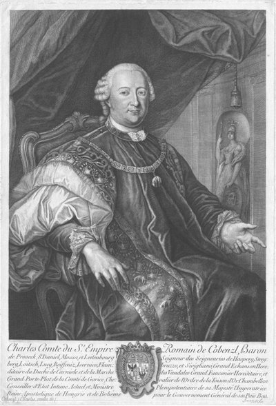 Portret Johanna Karla Philippa Grafa von Cobenzl 1712-1770. autorstwa Unbekannt