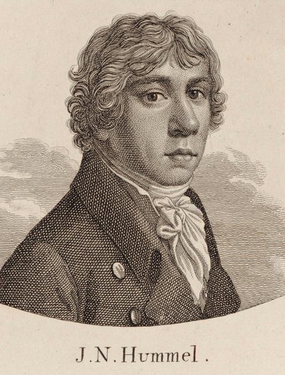 Portret Johanna Nepomuka Hummla 1778-1837. autorstwa Unbekannt