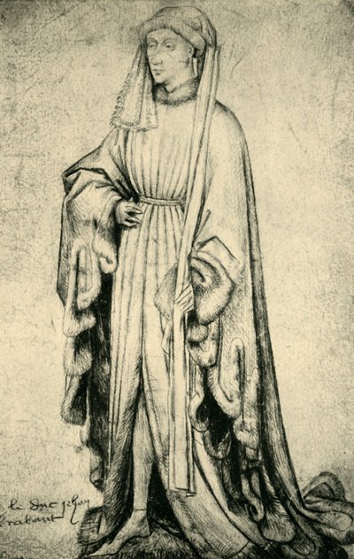 Portret Jana IV, księcia Brabancji, 1460-1470, 1943. autorstwa Unbekannt