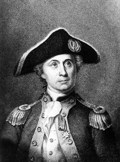 Portret Johna Paula Jonesa (1749-1792), szkockiego marynarza, który brał udział w rewolucji amerykańskiej - Portret Johna Paula Jonesa (1749-1792), szkockiego marynarza, który brał udział w rewolucji amerykańskiej autorstwa Unbekannt