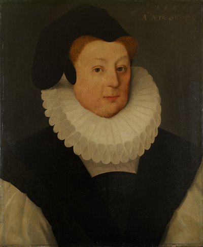 Portret Katarzyny, Lady Gresley, 1585. autorstwa Unbekannt