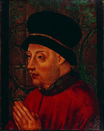 Portret króla Jana I Portugalii 1357-1433, początek XV wieku. autorstwa Unbekannt