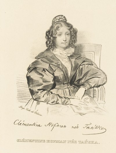 Portrait of Klementyna Hoffmanowa 1798-1845, c. 1840. autorstwa Unbekannt