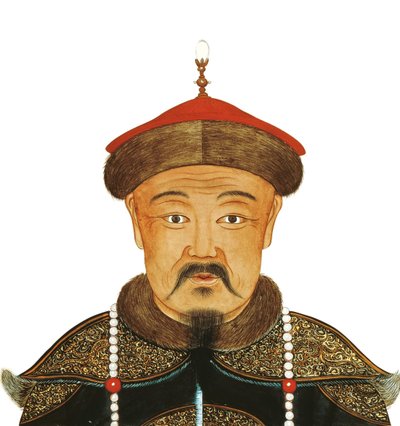 Portret Kubilaj-chana 1215-1294, XIII wiek autorstwa Unbekannt