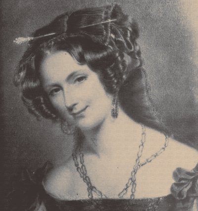 Portret lady Katarzyny Karoliny Montagu 1808-1834, żony hrabiego Aleksandra Józefa Colonna-Walewskiego, lata 30. XIX wieku autorstwa Unbekannt
