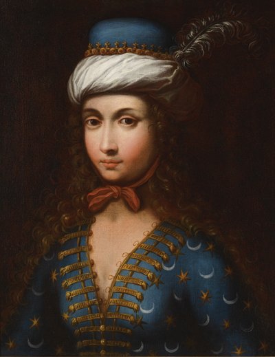 Portret Lady Mary Wortley Montagu 1689-1762, XVIII wiek autorstwa Unbekannt