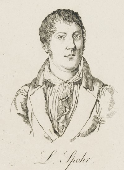 Portret Louisa Spohra 1784-1859, ok. 1930 r. 1830. autorstwa Unbekannt